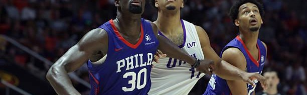 76人内线新星夏联首秀表现抢眼，他的能力看起来远超出这个级别？